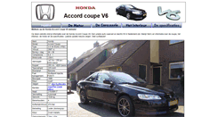 Desktop Screenshot of hondaaccordcoupe.nl